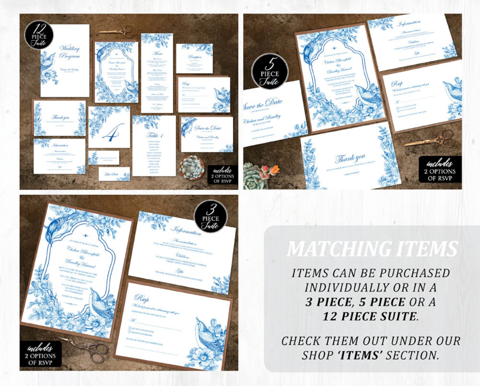 Table Setting Cards Vintage Wedding Escort Cards Printable Etsy New