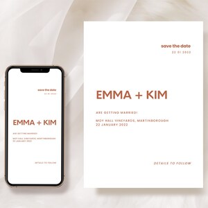 Download mínimo do modelo para salvar a data, salvar nossa data, cartão exclusivo para salvar a data, salvar a data Evite, eCard simples para salvar a data