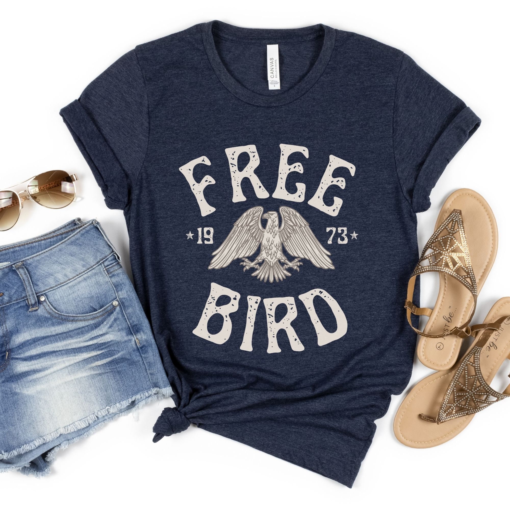Free Bird Shirt Rock Band T Shirt 70s Rock Music Shirt Rock - Etsy