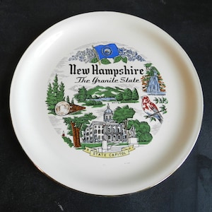 SOUVENIR PLATE/Homer Laughlin/Debutante/9&quot;