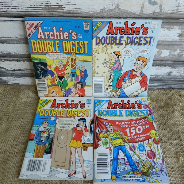 Choose from 4 ARCHIE'S DOUBLE DIGEST