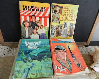 0NE LEFT HiLLBILLIES/TV ADVENTURE B00K Whitman/1960'S/Hardcover