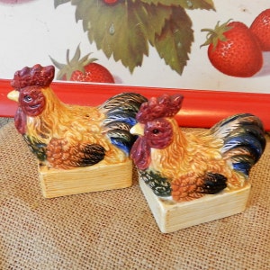 ROOSTER SALT & PEPPER Shakers