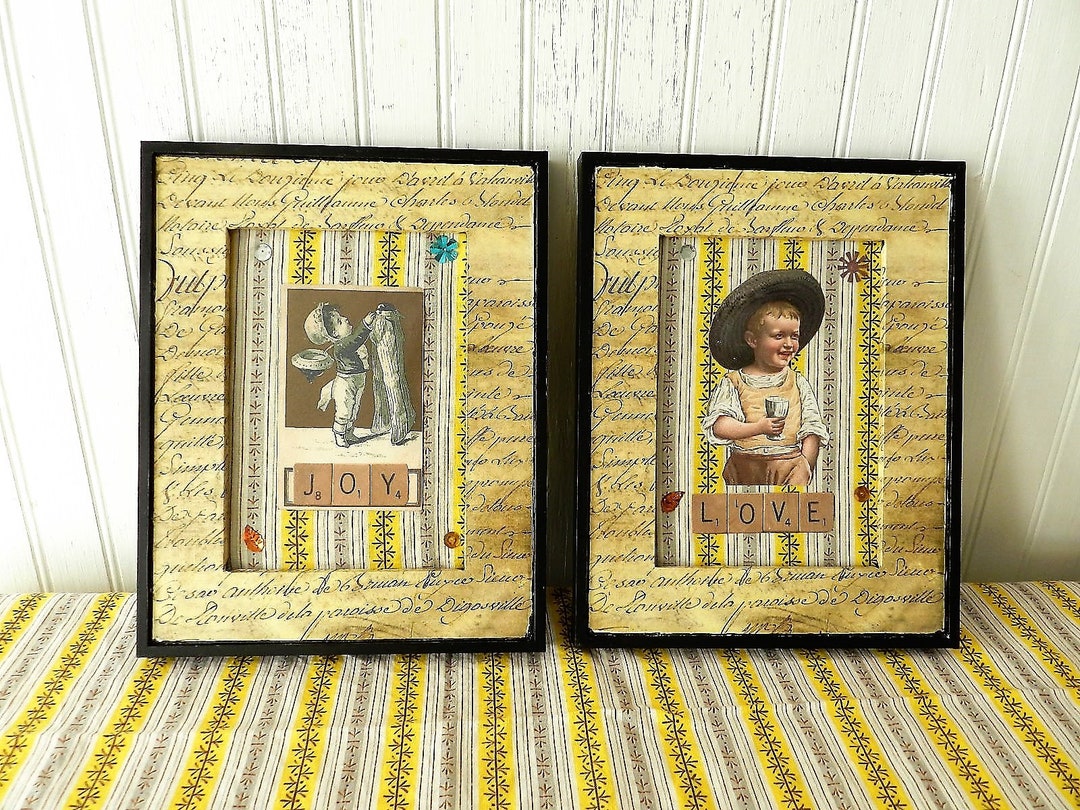 VINTAGE WALL Art/collage/sold Separately Etsy