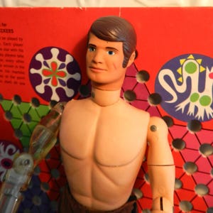 1975 AT0MIC MAN/G.I. J0E by HASBR0/12&quot;/Bi0NIC ACTI0N FiGURE/Made in H0NG K0NG