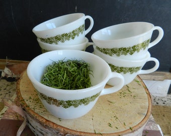 5 SPRING BLOSSOM/Crazy Daisy/ PYREX Mugs