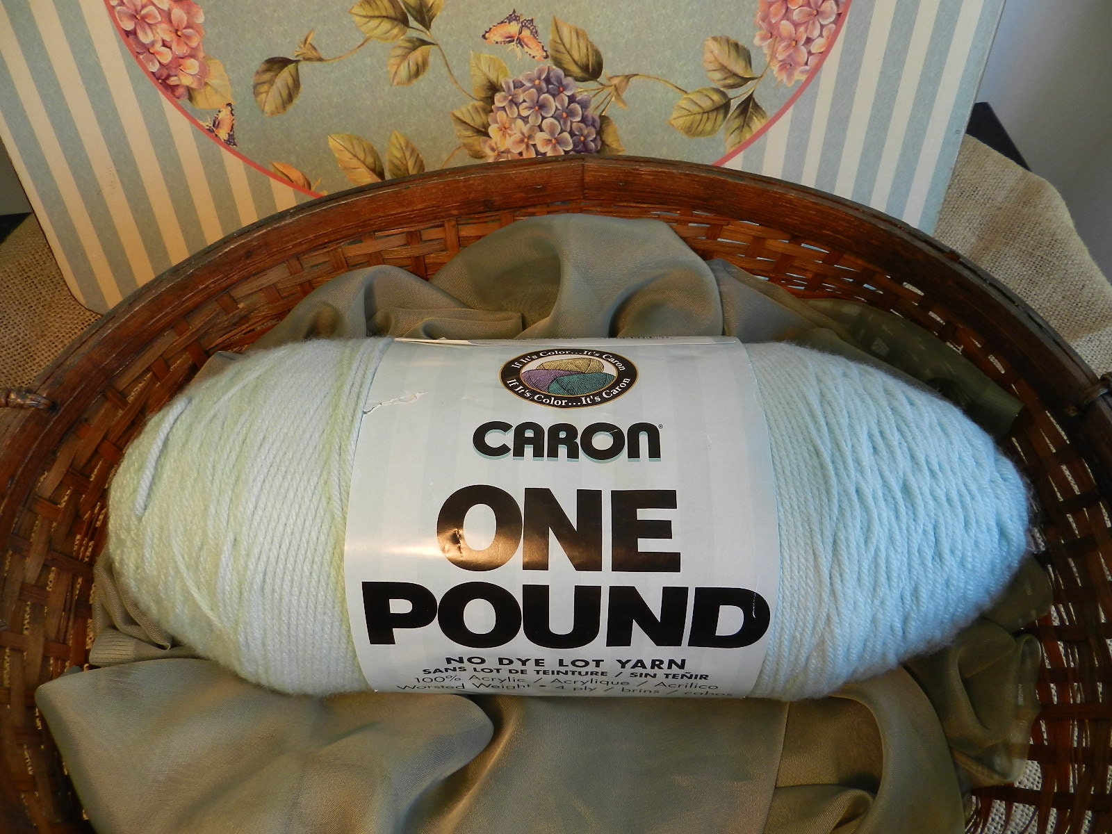 Yarn Caron Simply Soft Cool Green, Ocean, Soft Green or Neon Pink 