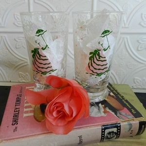 Pair Of SOUTHERN BELLE GLASSES/Libbey