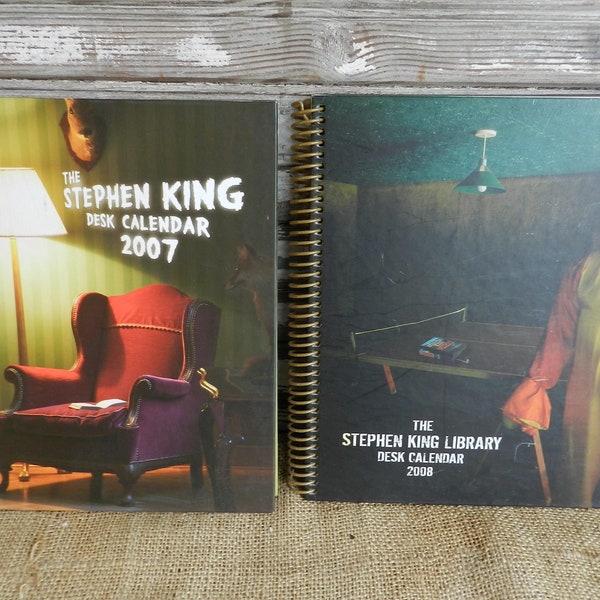 Stephen King Calendar Etsy