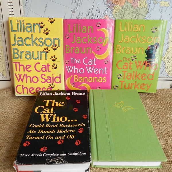 Hardcover/CAT WHO BOOKS/ Lillian Jackson Braun