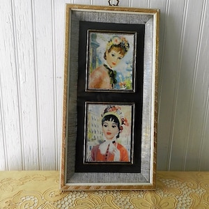 VINTAGE WALL HANGING/Victorian Shadow Box
