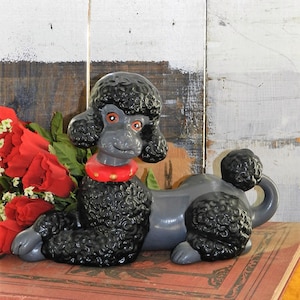 MID CENTURY CERAMIC Poodle Figurine