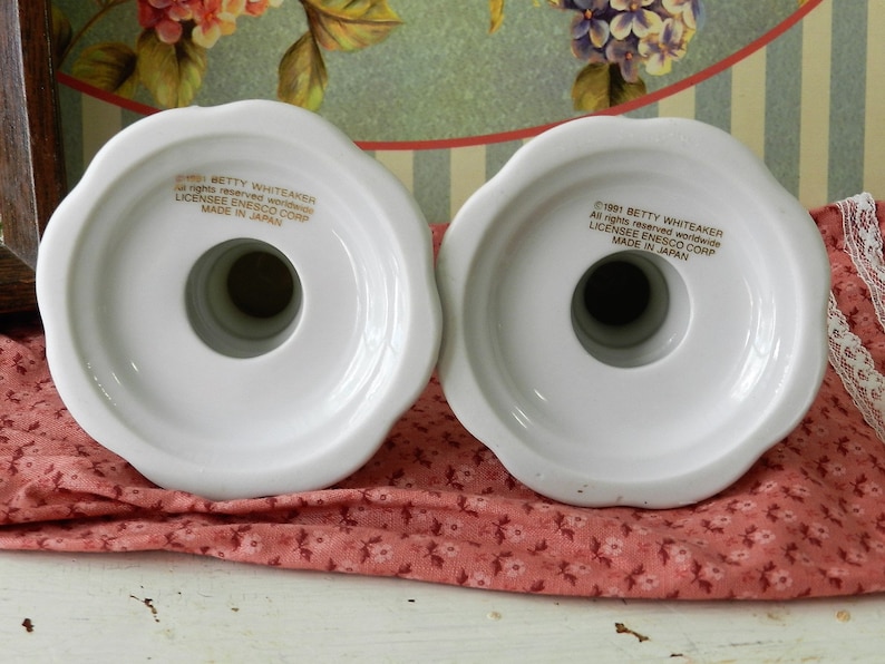 50th ANNIVERSARY CANDLESTICK HOLDERS1991 Made in Japan