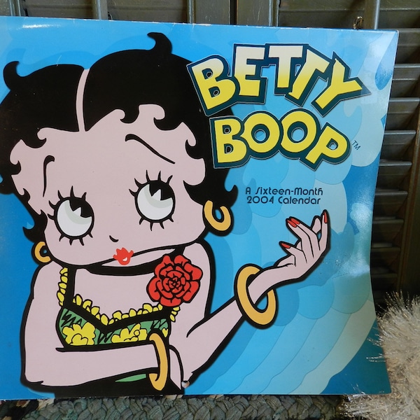 Betty Boop Wall Calendar Etsy
