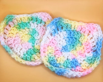 Adorable Crochet Bear Coasters: Charming Handmade Drink Mats for Home Decor