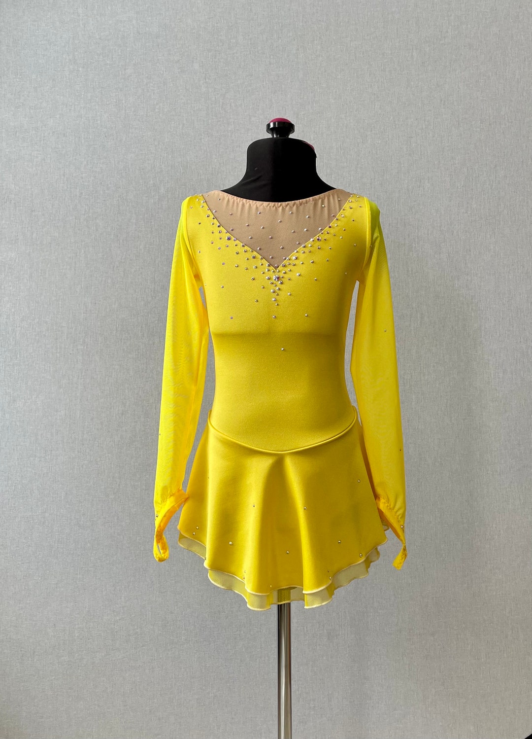 Girls Orange Lolly Skater Dress