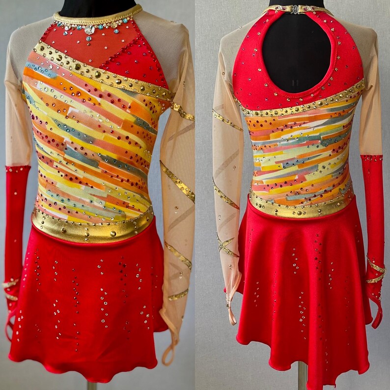 Custom Figure Skating Dress image 17