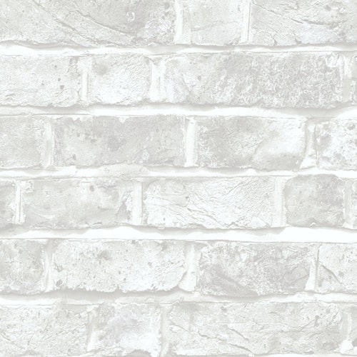 White Brick Peel Stick Wallpaper Gray Stone Kitchen Backsplash Etsy