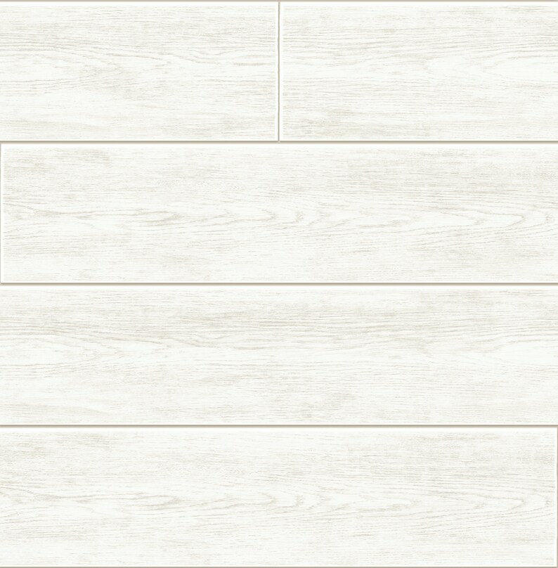 Reclaimed Wood Gray White Shiplap Peel and Stick Wallpaper Etsy