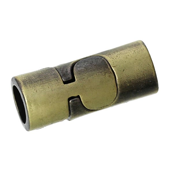 FR78  -  Un fermoir aimanté  bronze antique 22mm x 9mm