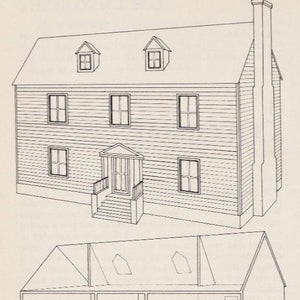 Colonial Dollhouse Plan