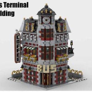 MOC #59 Bus Terminal Building Instruction ONLY