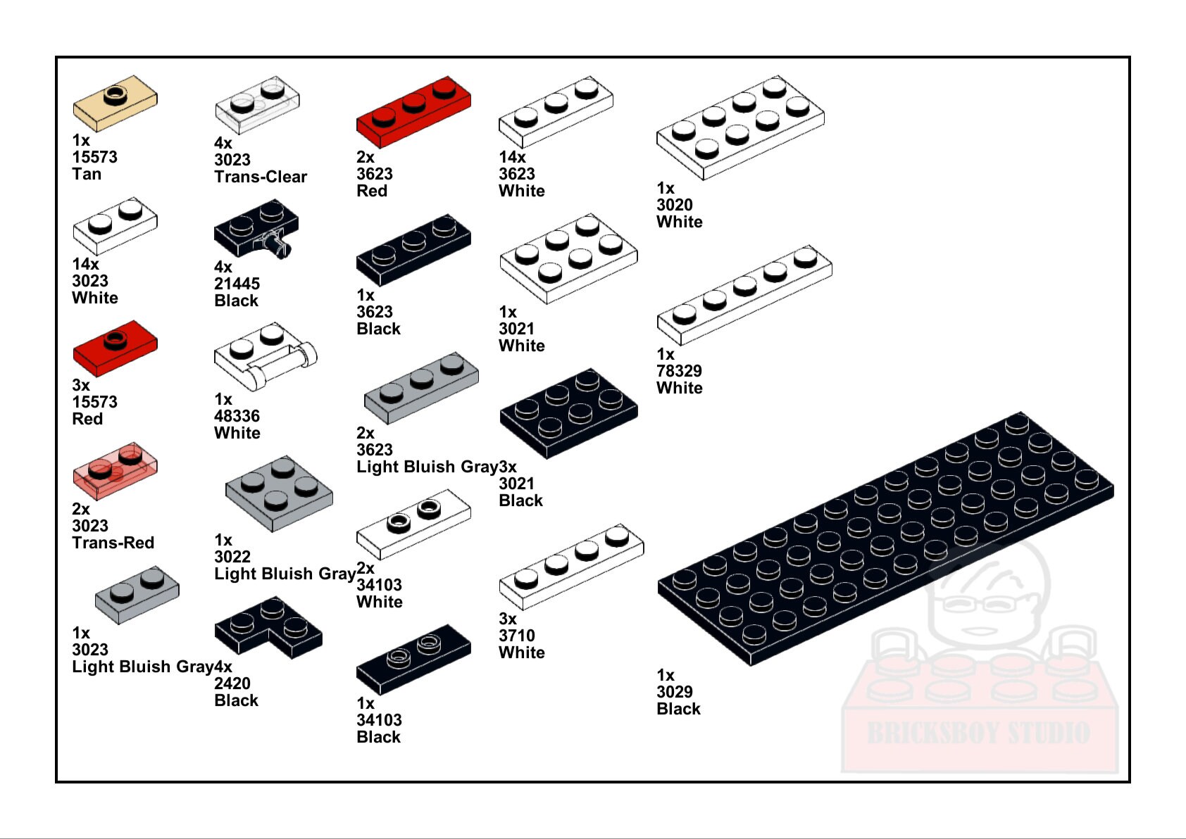 MOC #91 Lamborghini Countach Building Instruction ONLY - Etsy
