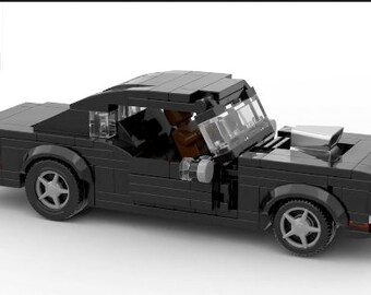 MOC #56 1970 Dodge Charger R/T in Fast and Furious Building Instruction ONLY