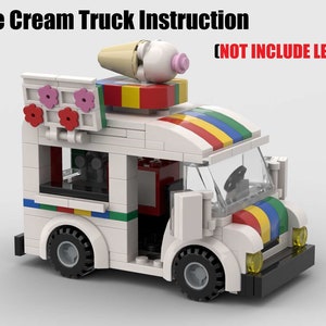 MOC #12 Ice Cream Truck Building INSTRUCTION ONLY