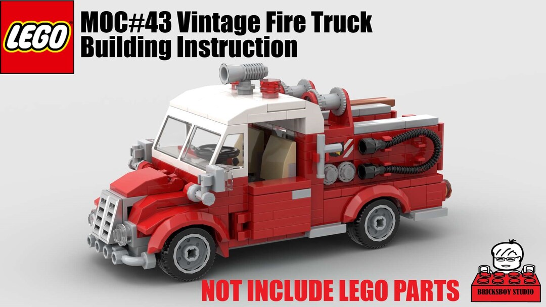 Lego classic fire truck instructions hotsell