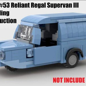 MOC #53 Reliant Regal Supervan III Building Instruction ONLY