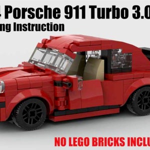 MOC #72 1974 Porsche 911 Turbo 3.0 Building INSTRUCTION ONLY