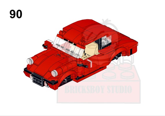 MOC #72 1974 Porsche 911 Turbo Building INSTRUCTION ONLY