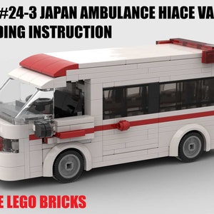MOC #24-3 Japan Ambulance HiAce Van Building INSTRUCTION ONLY