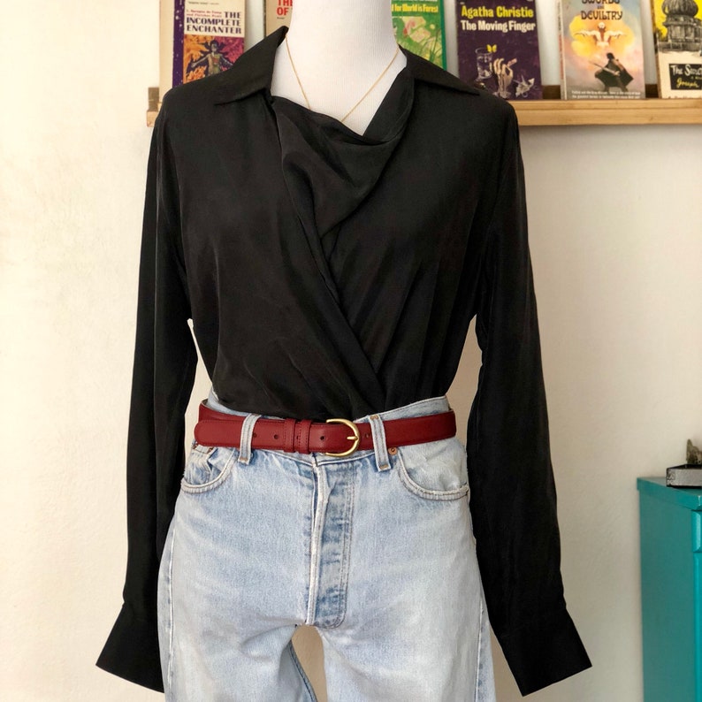 silk blouse bodysuit