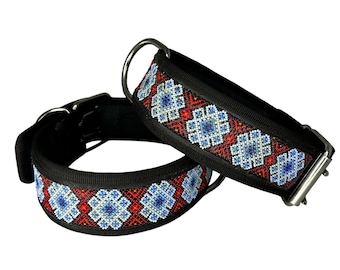 Mexican Huichol Artisanal Hand Made Pet Collars Wixarika - X-Large