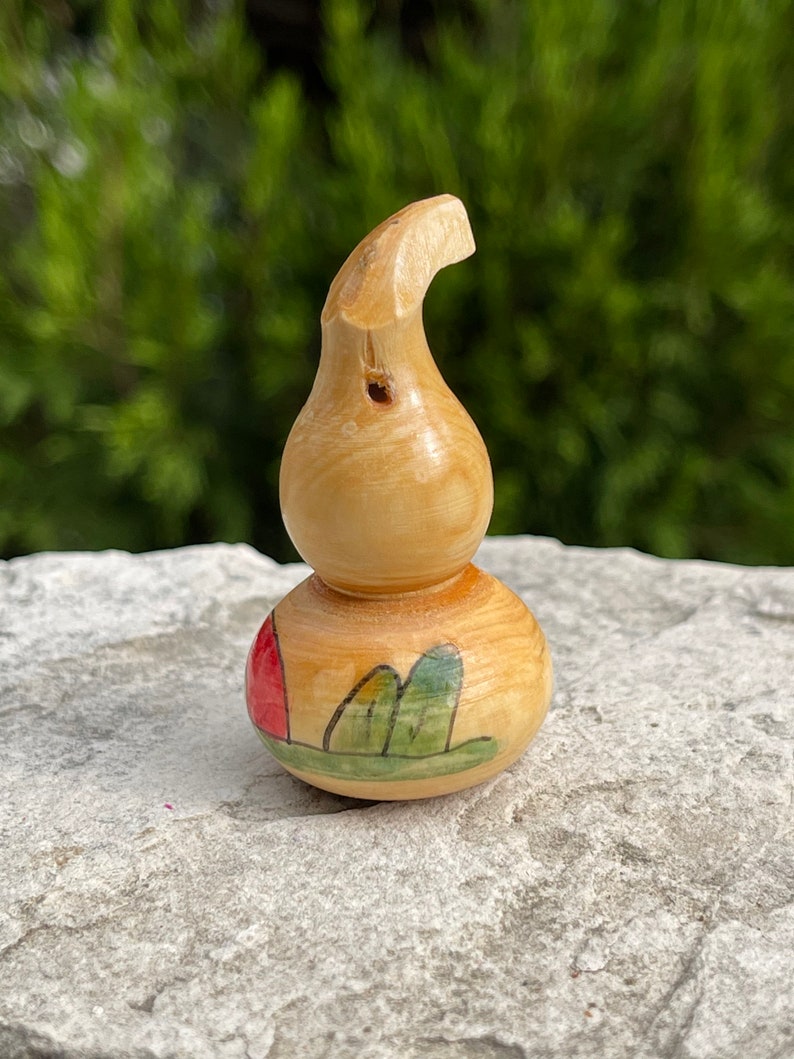 Miniature Mexican Inspired Gourd Canteen Bule for Arts and Etsy