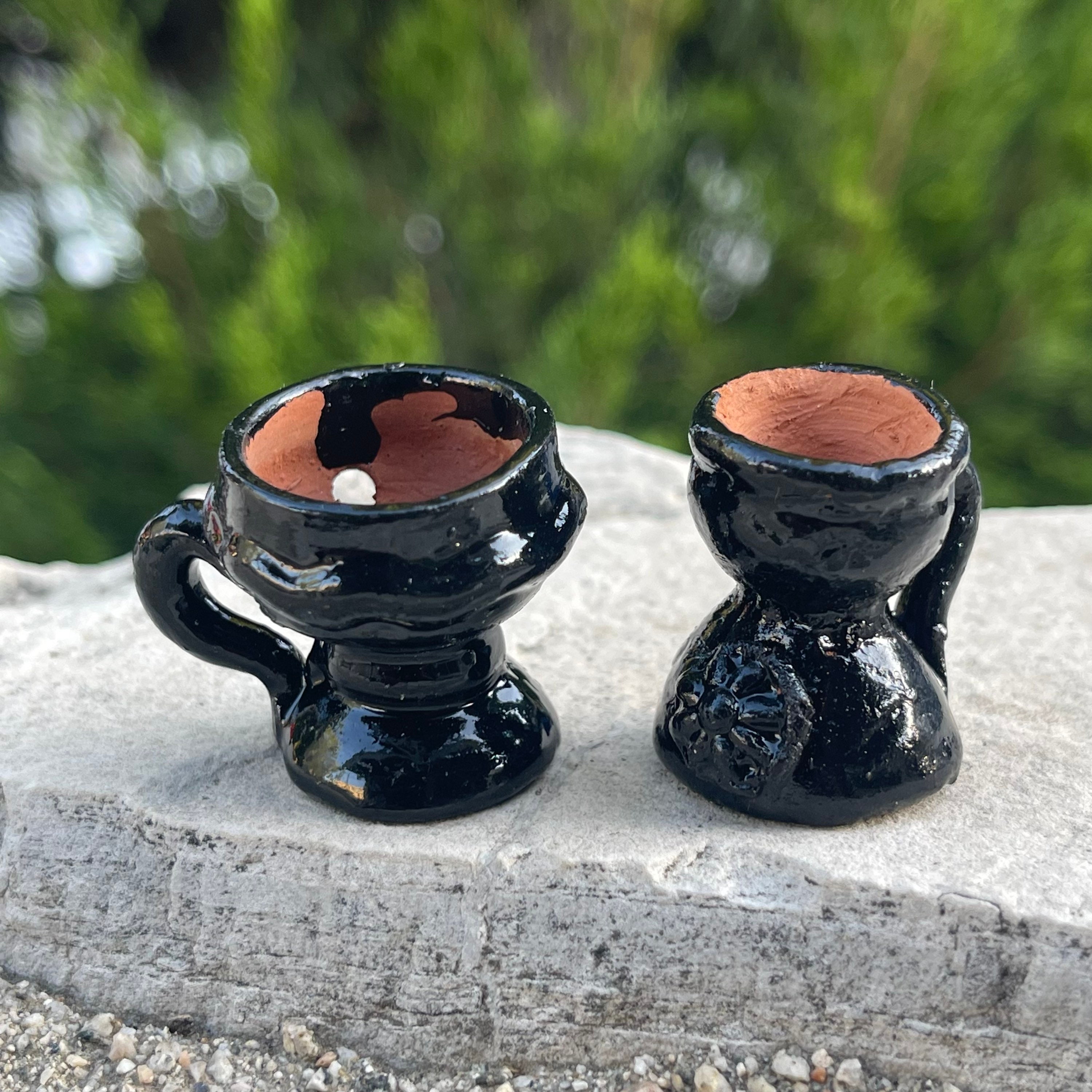 Miniature Copal Incense Burner (popoxcomitl) Copalero Sahumador
