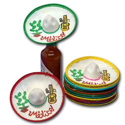 Mini Mexico Sombreros Dozen Hat Party 