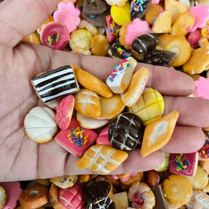 Miniature Mexican Pan Dulce Conchas For Arts and Crafts - SOLD by the DOZEN - ASSORTED