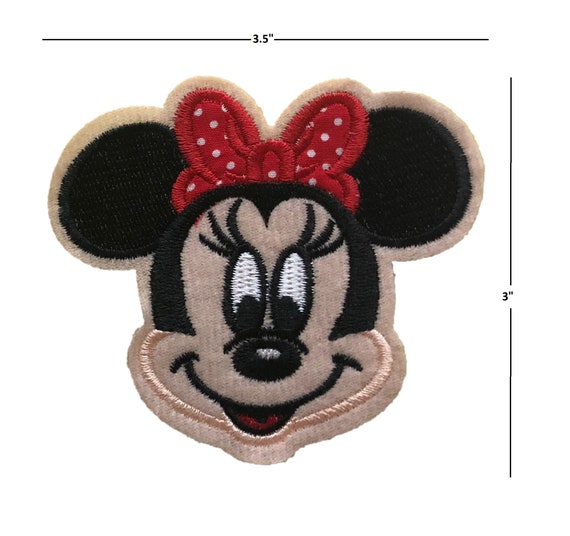 Disney Mickey Minnie Mouse Patch Embroidered Badge Iron Sew on
