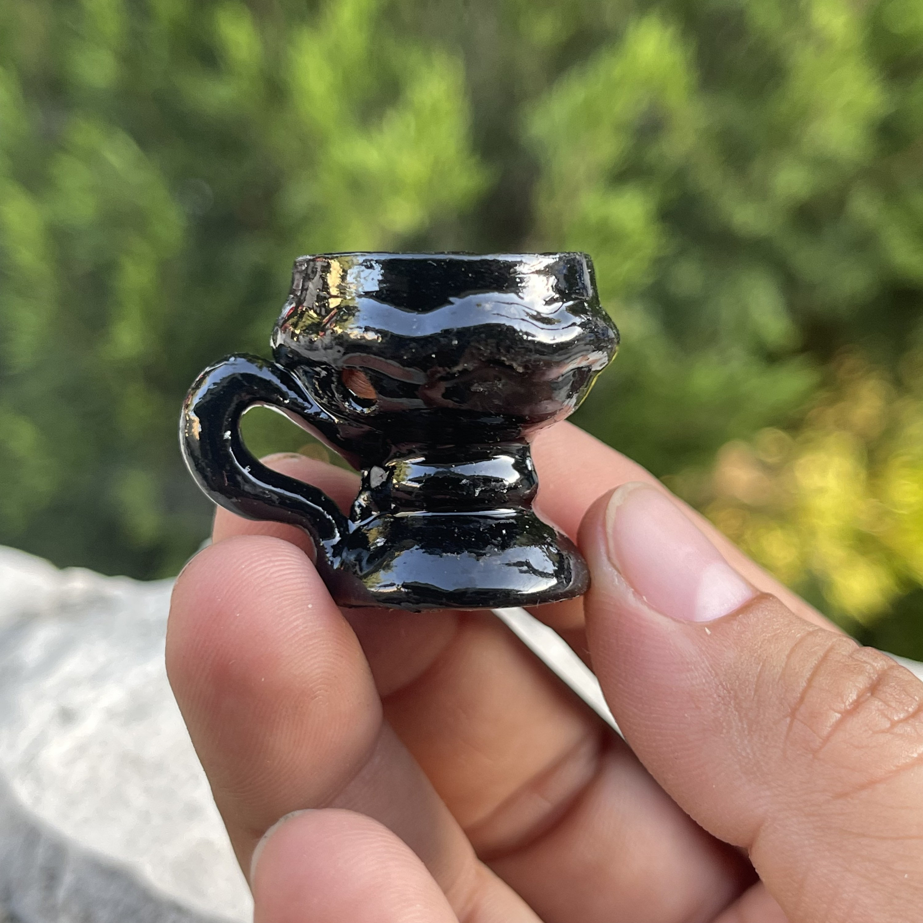 Miniature Copal Incense Burner (popoxcomitl) Copalero Sahumador