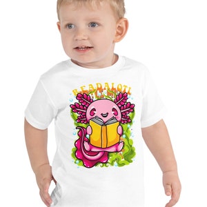 Cute Axolotl Reading Book Lover Gift