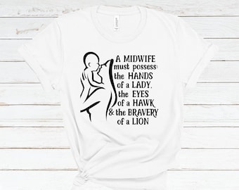 Cute midwife shirt gift for midwife doula funny childbirth natural home birth midwife appreciation gift for her