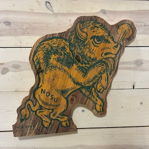NDSU Bison Snorty Logo wall decor