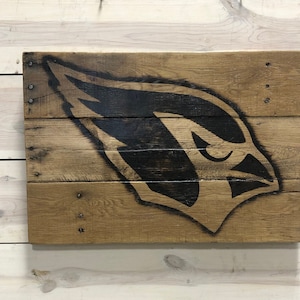 Arizona Cardinals Reclaimed Timber Sign