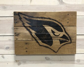 Arizona Cardinals Reclaimed Timber Sign