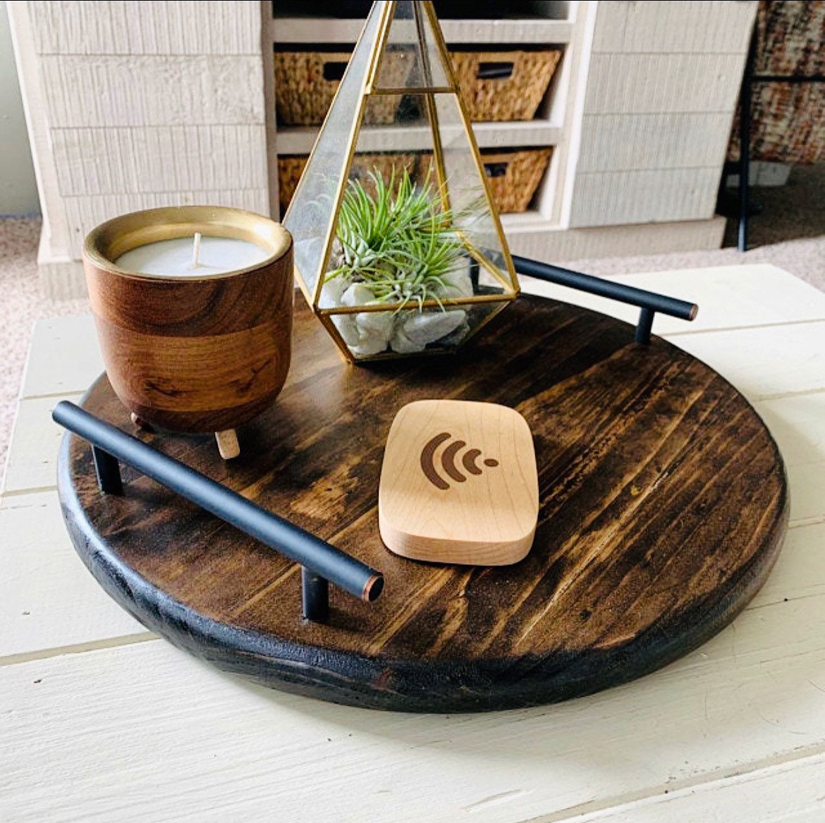 18 * 18cm Round Wood Serving Tray Tea Coffee Sushi Snacks Fruits Wooden Serving Tray 18 * 18cm Round Wood Serving Tray Tea Coffee Sushi Snacks Fruits Wooden Serving Tray