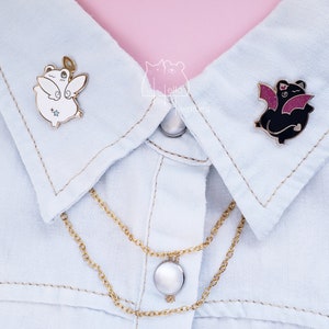 Angie & Devon Frog Enamel Pins
