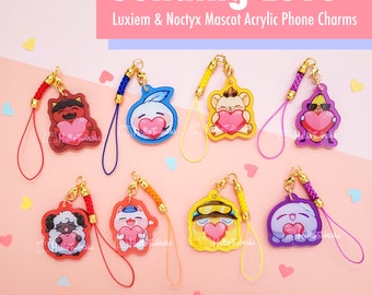 Sending Love: Luxiem & Noctyx Mascot Phone Charms